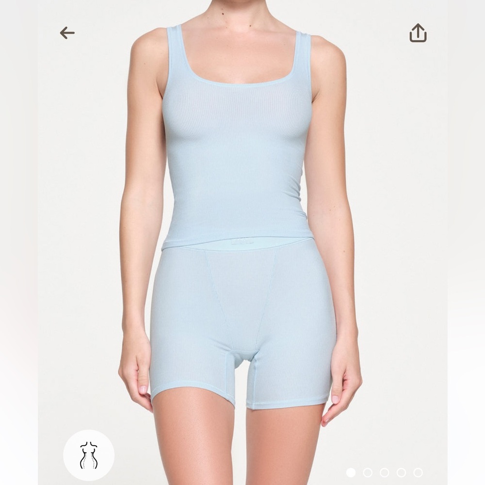 skims soft lounge set - limited edition color celeste